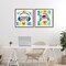 Stupell Industries Rainbow Retro Gaming Phrases 2pc Floating Frame Set, design by Kim Allen